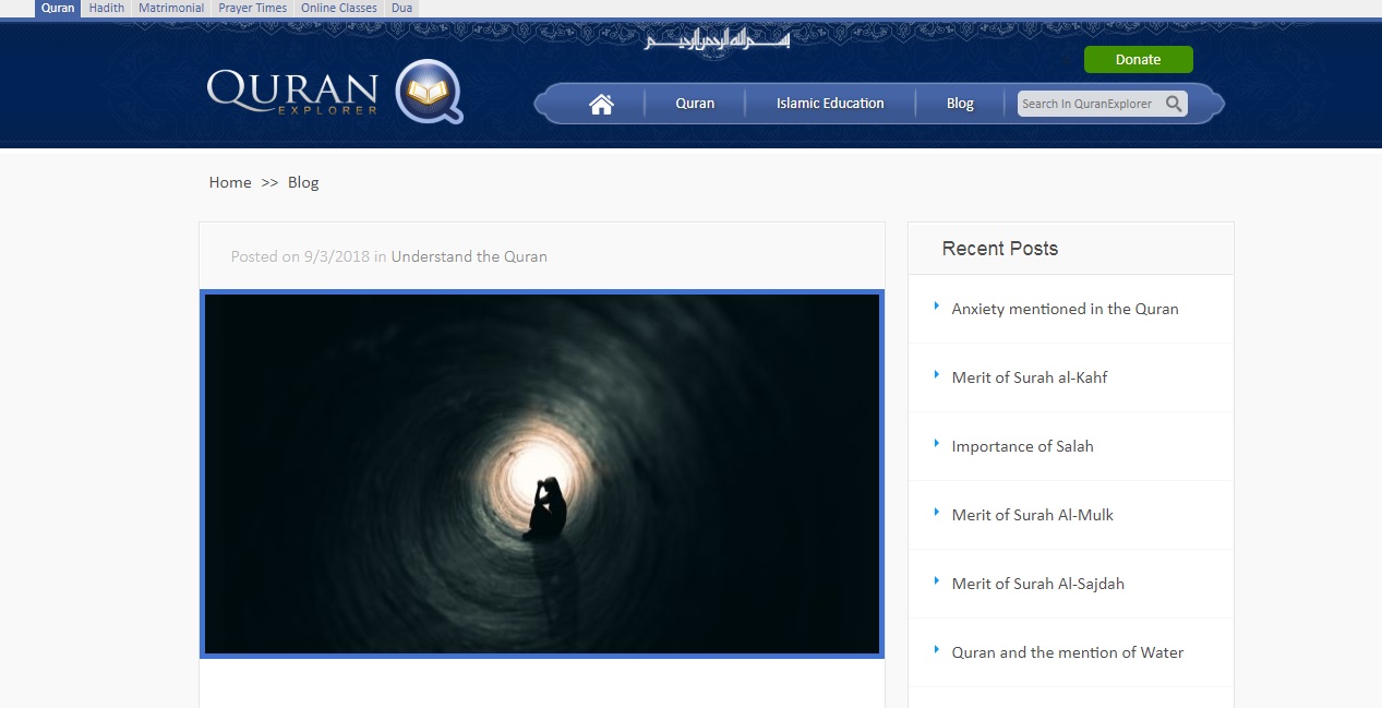 Quran Explorer Blog