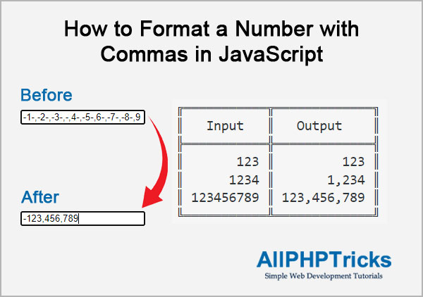 How to Format a Number with Commas in JavaScript