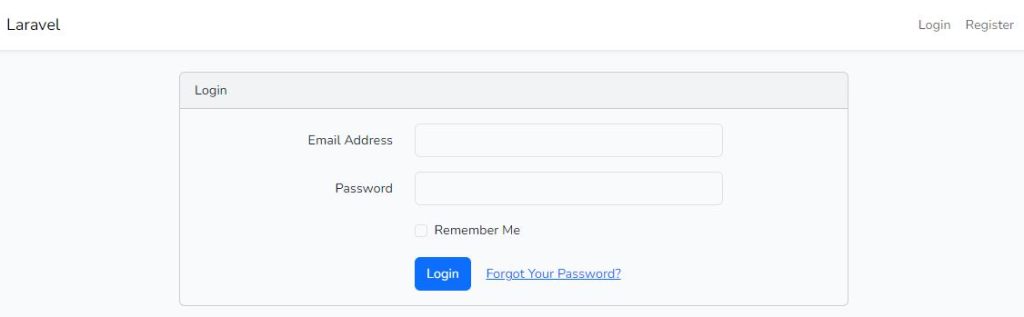 Laravel 10 Login Page