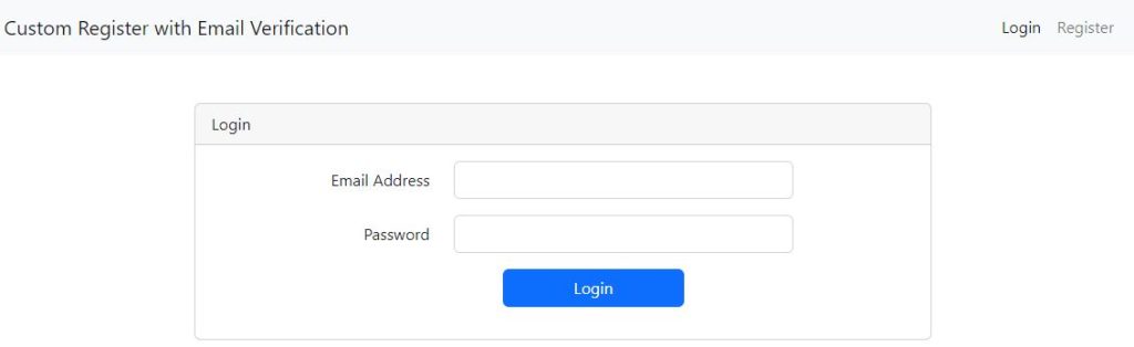 Login Page