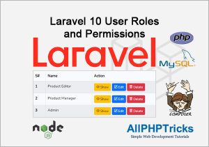 Laravel 10 User Roles and Permissions