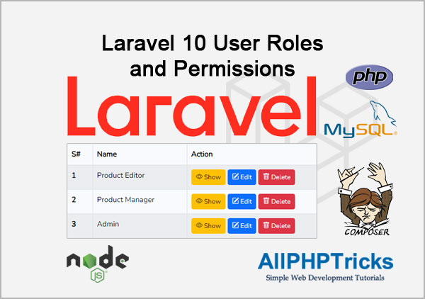 Simple Laravel 10 User Roles and Permissions