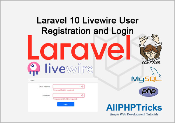 Laravel 10 Livewire User Registration and Login
