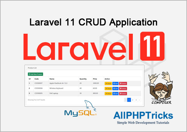Simple Laravel 11 CRUD Application Tutorial